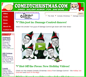 Comedy Christmas Website